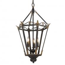  0880-3P ABI - Matilda 3-Light Pendant in Antique Black Iron